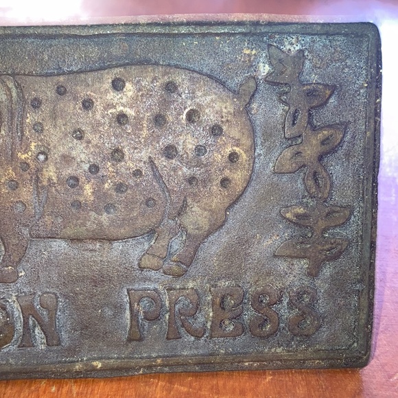 🥓🍳 Vintage Cast Iron Handheld Bacon Press | 4” x 7” 🐷🥓 - Picture 7 of 7